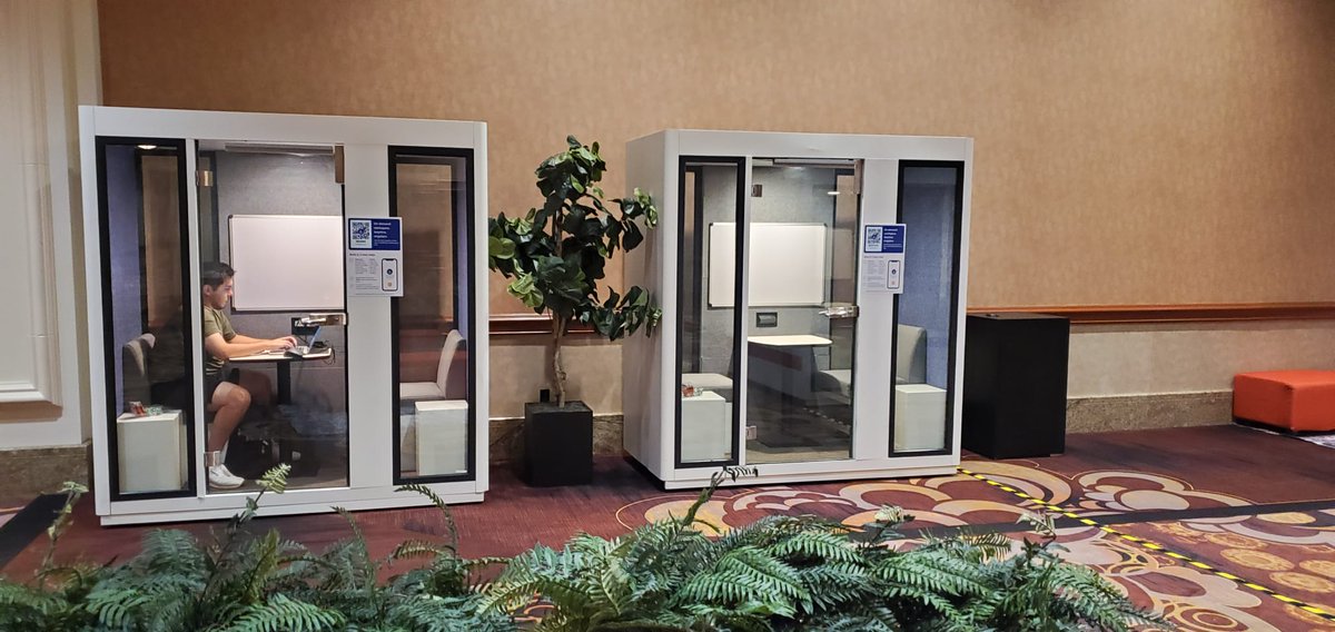 Zen_Space_'s tweet photo. Some shots gearing up to go at @EXHIBITOR #ExhibitorLive2021! We are proud to be offering our ZenSpace business lounge as the exclusive meeting point for all exhibitors and attendees this year. Come say hello 👋 

#event #smartworkspace #businesslounge https://t.co/2eRFeCmI3q