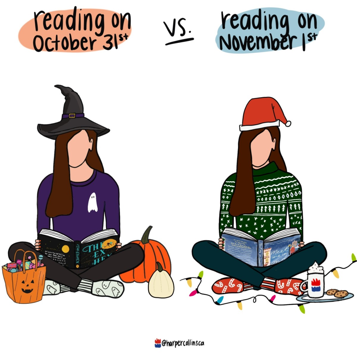 HarperCollinsCa's tweet photo. November 1st marks the beginning of the holiday season. Sorry, we don't make the rules 🎄 https://t.co/0Yz1vUdUvM