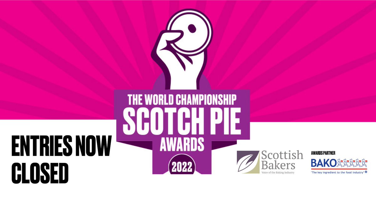 That's it folks...entries are now closed for the 2022 World Championship Scotch Pie Awards. Thanks to all those who have entered. We will be in touch soon with instructions on supplying your pies for judging. 

#ScotchPieAwards #WorldChampionshipScotchPieAwards