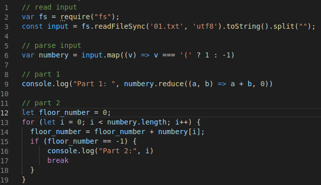 Jas_Hughes's tweet photo. Okay, an hour or so later I finished day 1 of #AdventOfCode2015! Progress!
#AdventOfCode βοΈβοΈ
https://t.co/8so9CktUSH https://t.co/lnuXSQHy7h