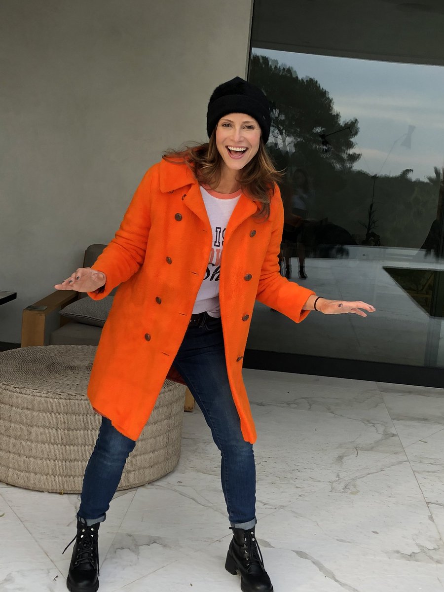andreasavage's tweet photo. The coat only gets one time to shine a year. She is fucking crushing it. #HappyHalloween2021 https://t.co/9gdc7fB9sP