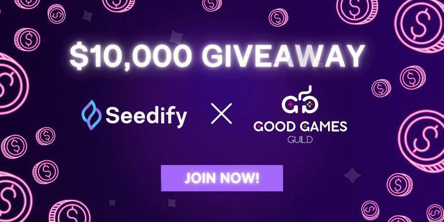 CazandoAirdrop's tweet photo. 🔥 Seedify x GGG 10000 $ Sorteo

➡️ Unite: 

 https://t.co/OUwmU4eZoS

✅ Respuesta: 250 SFUND

📆 Finaliza: 6 de noviembre https://t.co/KAcBVC3myW