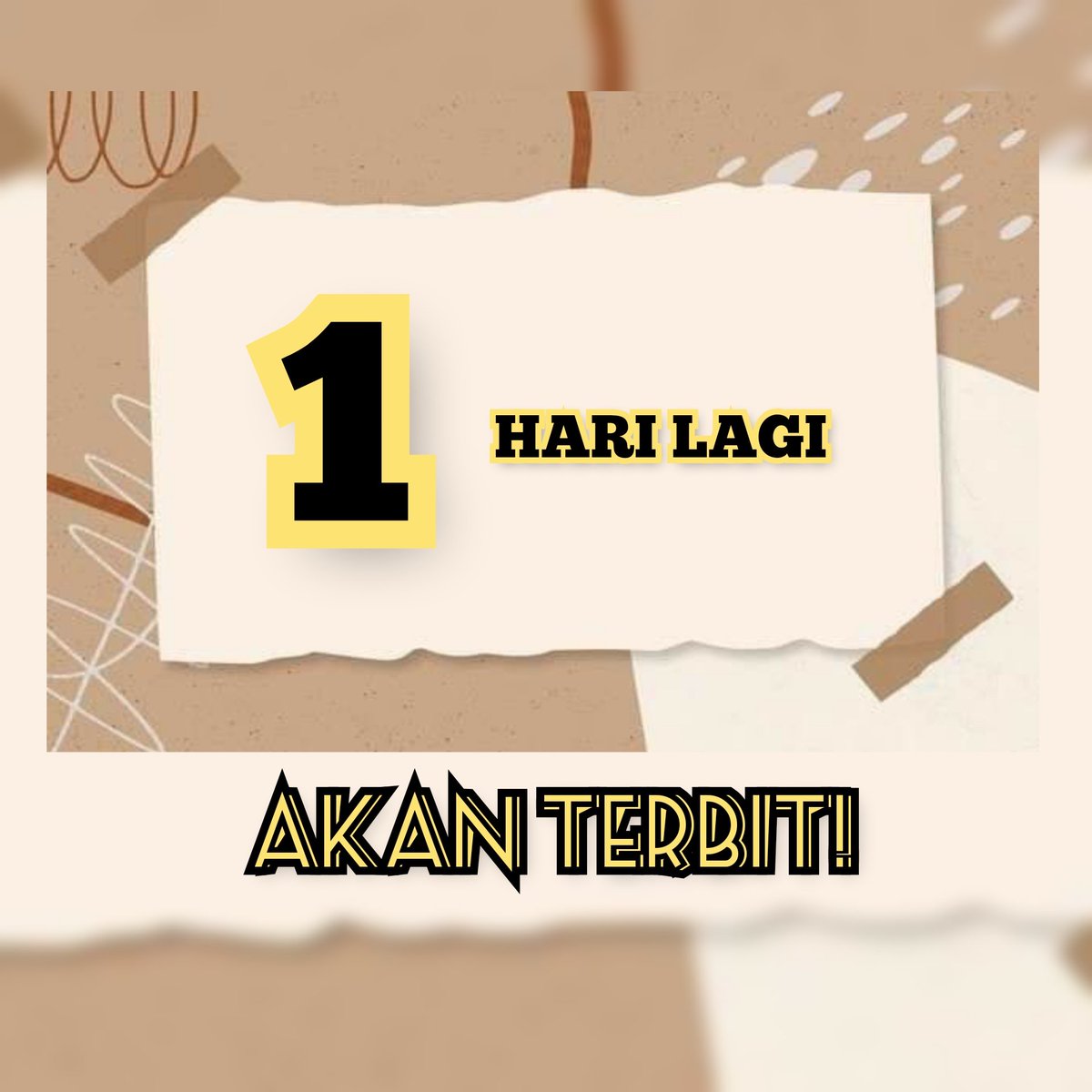 kieraeinz's tweet photo. 1 hari lagi!
#bakalterbit
#akandatang
#akanterbit
#magicbean https://t.co/SMAC72c4b9