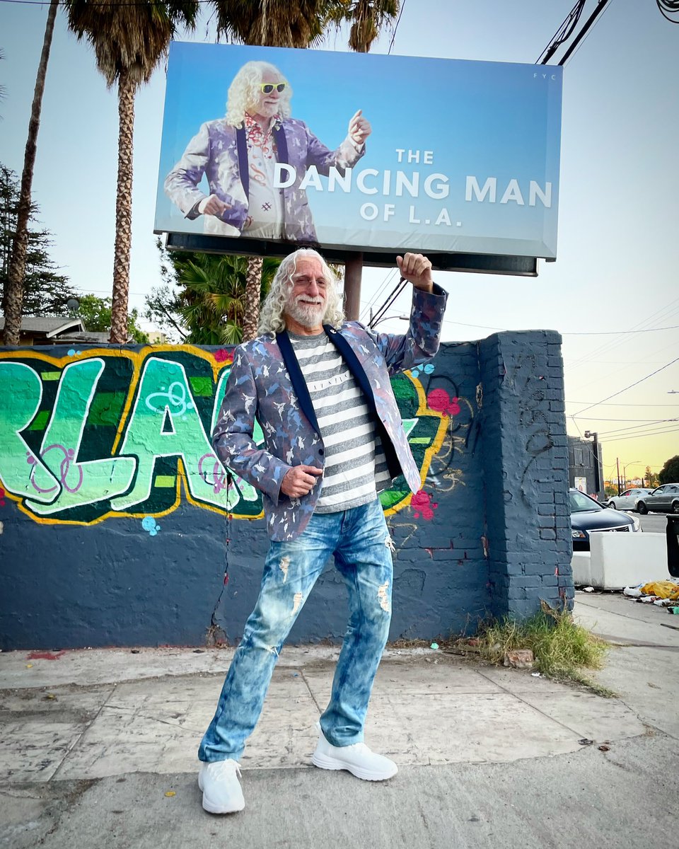 Have you seen @ladancingman #billboard on Sunset &amp; Westerly Terrace in #Silverlake? If you swing by take a photo &amp; show your support of the doc &amp; music! FRONT ROW original song written for the film FYC #Grammy Best Song For Visual Media &amp; Best Music Video youtu.be/obistHEEhYE