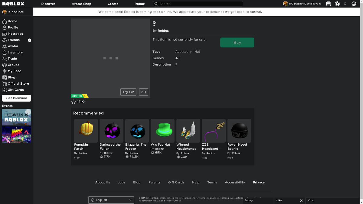 Daniel74025576's tweet photo. @Roblox is this normal? https://t.co/Se5Ba30xmy