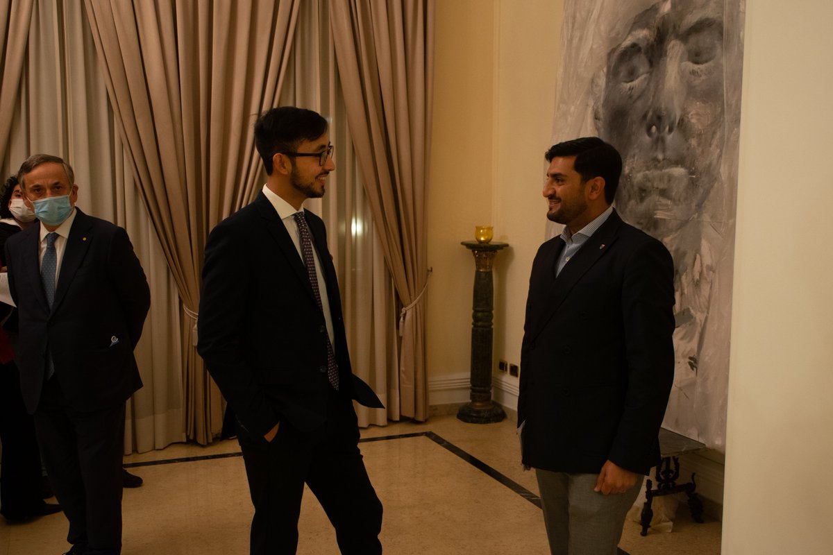 AFG_ROME's tweet photo. 2/3 
The theme for this exhibition was to tell through a realistic feeling, the deadly suppression of war in Afghanistan and to transform them into a generative lymph that highlights life and human being. https://t.co/HXInOBbJxz