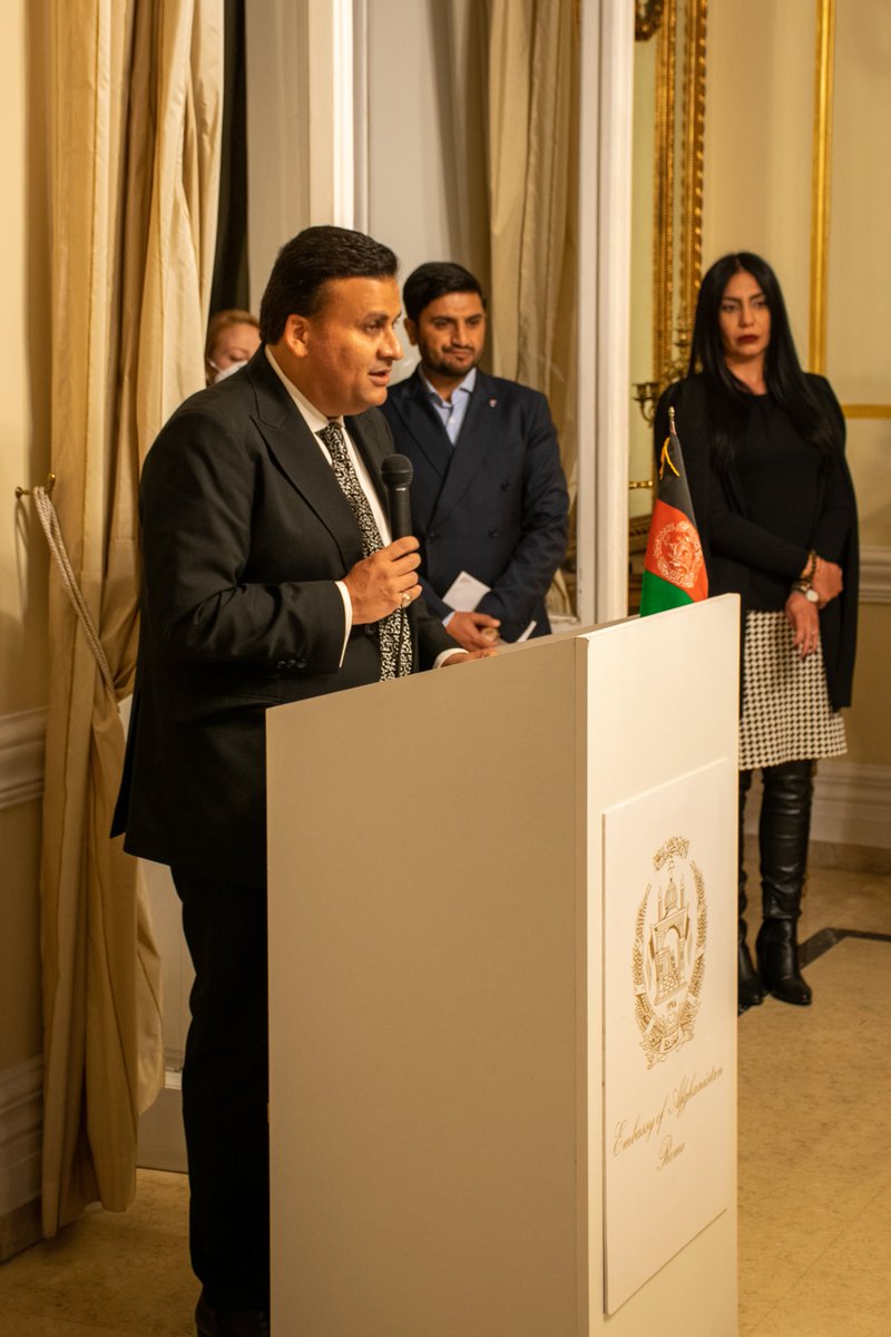 AFG_ROME's tweet photo. 2/3 
The theme for this exhibition was to tell through a realistic feeling, the deadly suppression of war in Afghanistan and to transform them into a generative lymph that highlights life and human being. https://t.co/HXInOBbJxz