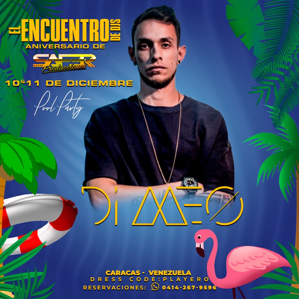 SaferP's tweet photo. 1er Dj confirmado Alberto Dimeo https://t.co/92YQCTx5eh