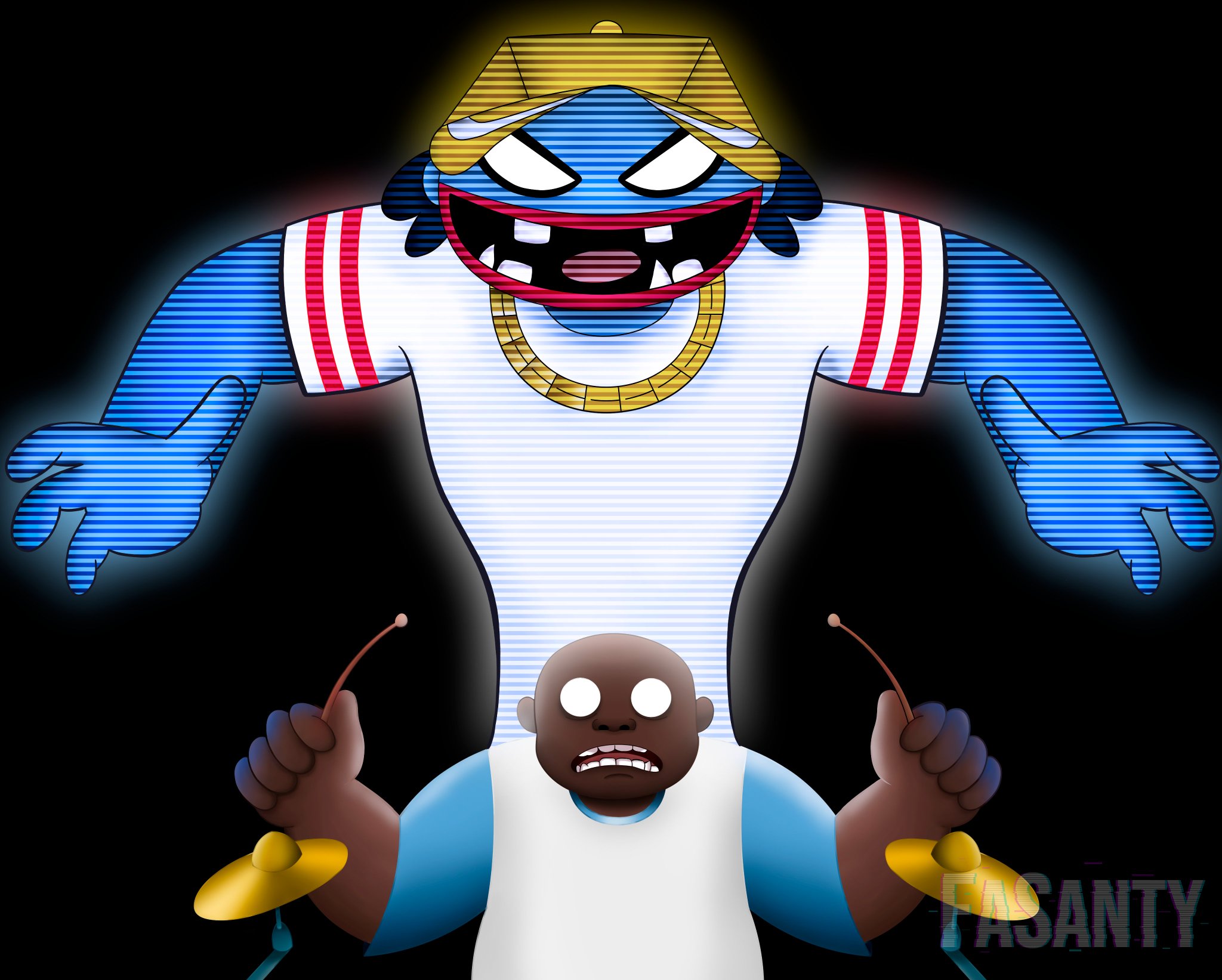 Gorillaz Russel Ghost