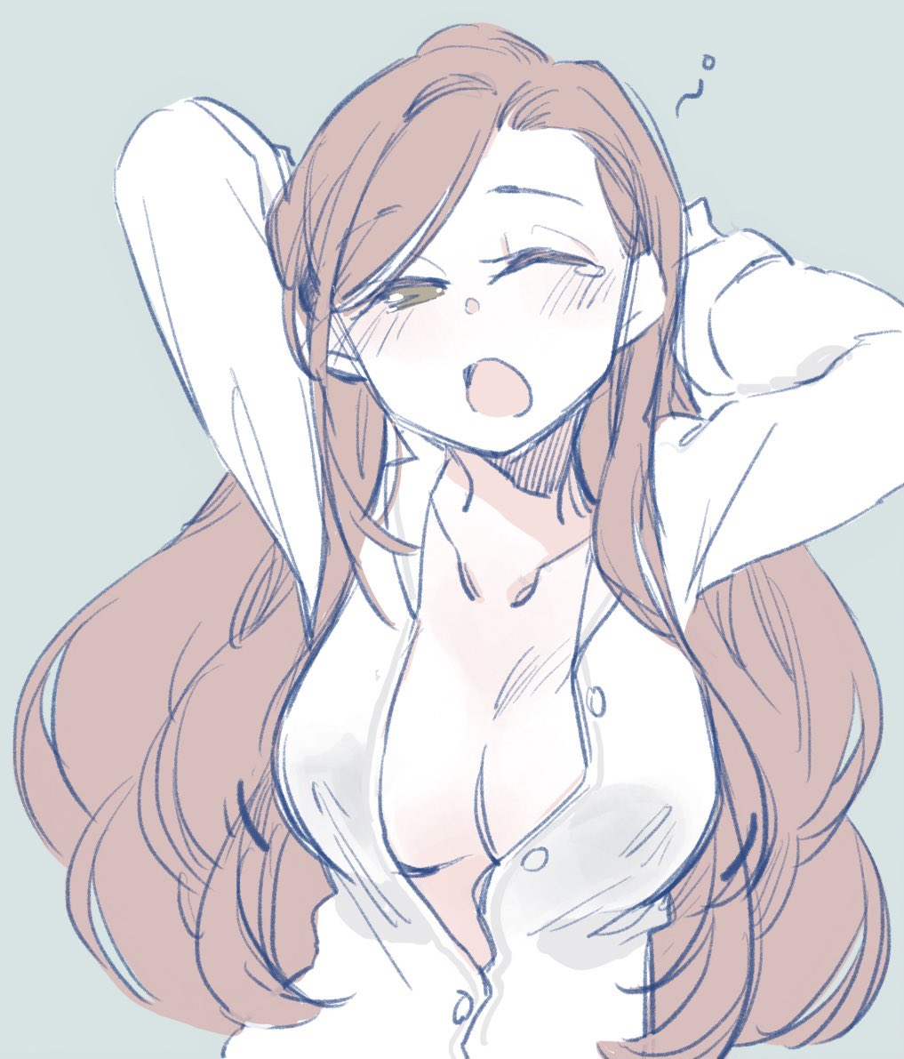 寝起き蜜杞ちゃん😌(胸描きたかっただけ 