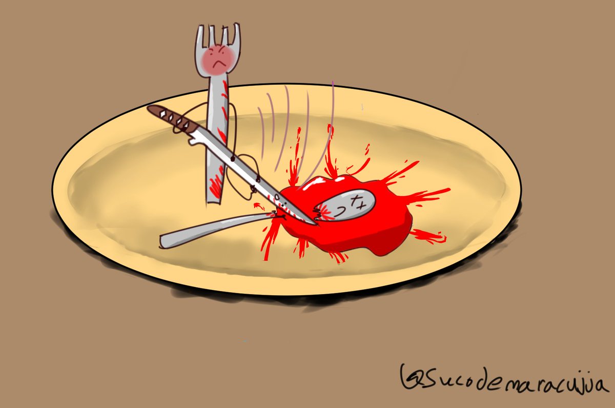 freirapeituda's tweet photo. 🥄🍽️🩸 por @sucodemaracujja  

#goretober2021 day 31 - free space https://t.co/HFcS4TDk83