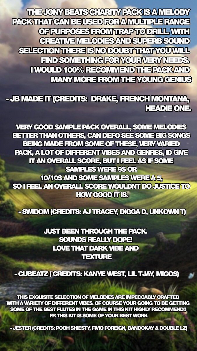 jonybeats3's tweet photo. Charity loop kit is out now . 58 loops for £10 . Dm to Purchase . All proceedings will go towards AEDU U.K. . More information and reviews about the kit from the likes of @cubeatz @JBMADEIT_ @Swidomkilldom @BeatsJester are down below https://t.co/6QfPnhtsm2