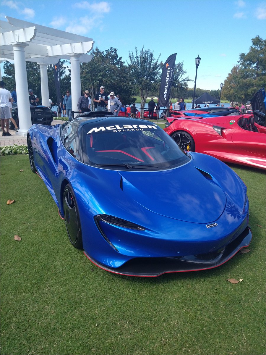 irwill777's tweet photo. Went to the festival of speed in Orlando today... Really cool to see the @McLarenAuto speedtail in person!!
#festivalofspeed
#McLaren
#carshow
#reallifeforza https://t.co/WCV85c1Cne