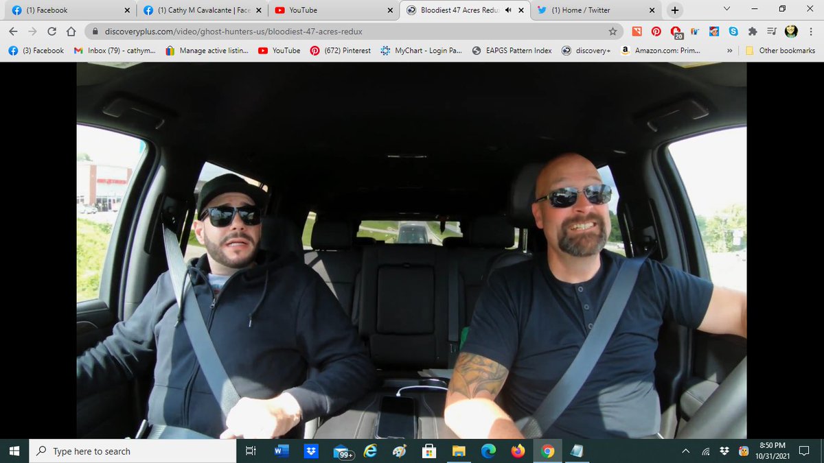 CavalcanteCathy's tweet photo. I just finished watching and it was amazing and just like the good old GH/TAPS days!!!! Oh how I missed this show! Welcome back!!! 😍👻💀
#tapsreturns #ghosthunters #happyhalloween #MissouriStatePenitentiary https://t.co/iZBvS7cVbz