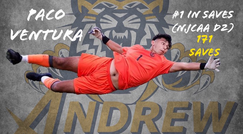 With 171 saves in 14 games, @pacoventura_ finishes his freshman season with the most saves in <a href="/NJCAA_Soccer/">NJCAA Soccer</a> D2!!! #Paco4AllAmerican