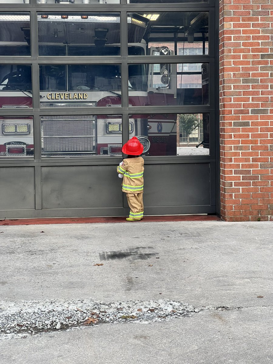 codyraper's tweet photo. As I said… he was so excited! Also, I called one of the trucks a firetruck and was quickly corrected by Z that it’s actually a ladder truck. https://t.co/SZUQ3sNkvB