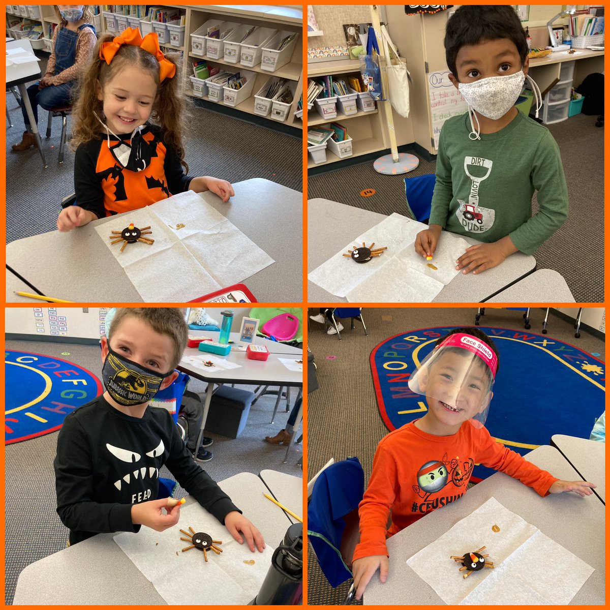 We ended our spider unit making a little spider snack🕸🕷🕸<a href="/row_SRE5/">SRE5 Smoky Row Elementary</a> <a href="/SmokyRow1/">Smoky Row Elementary</a>