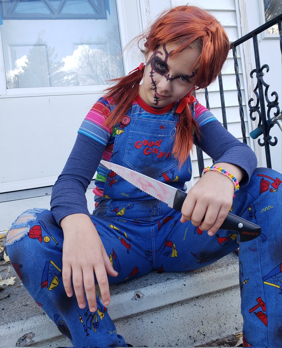 Happy Halloween from my Good Guys doll! 🎃💀🕯👻