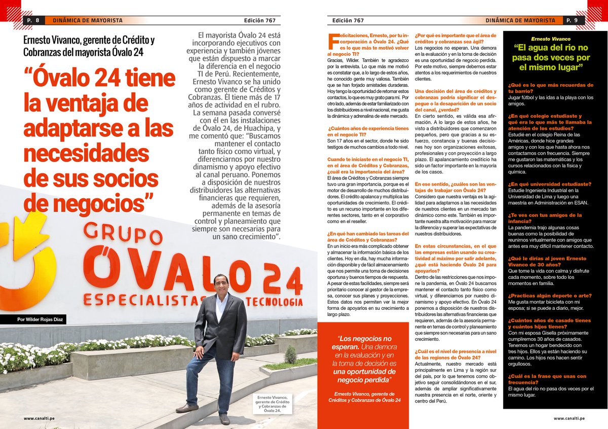 Canal TI (edición 767 del lunes 25 de noviembre de 2021)
@Ovalo24 <a href="/JCH_OVALO24/">Juan Carlos Hurtado</a>