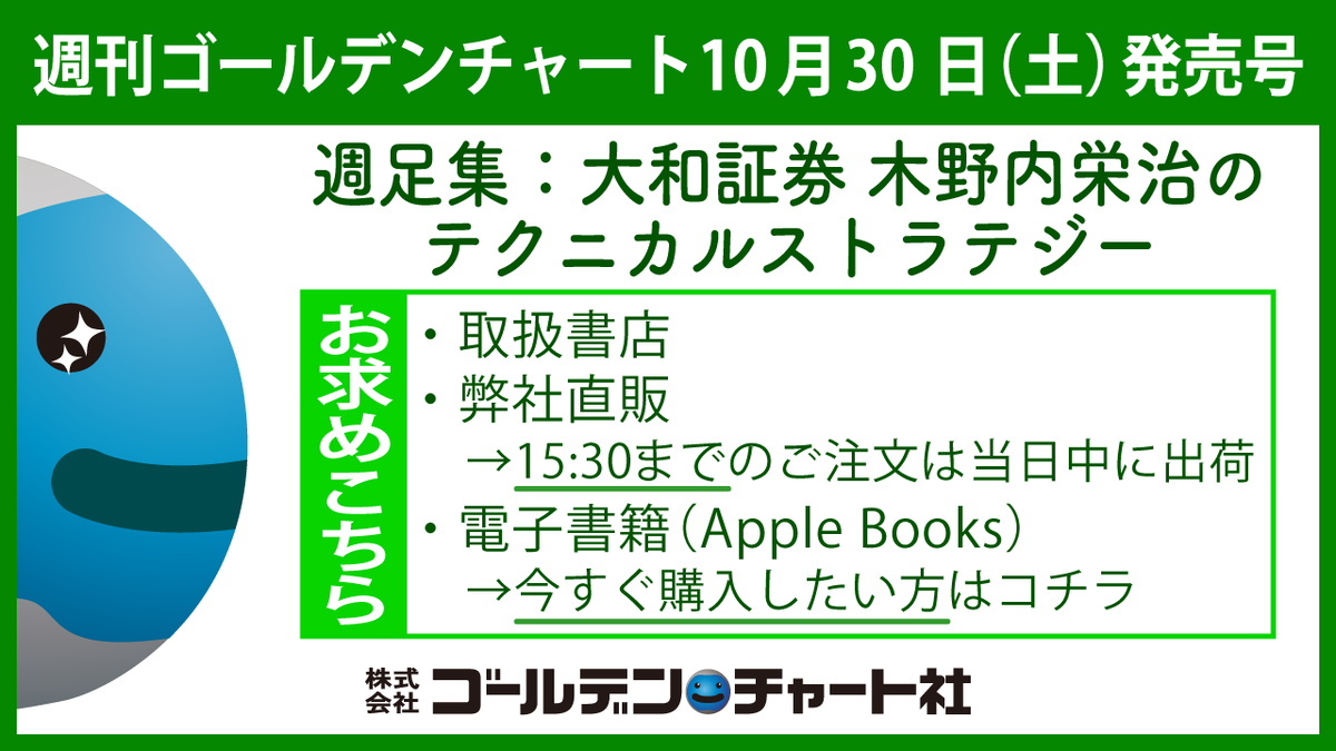 ゴールデン チャート社 Gc Goldenchart Twitter