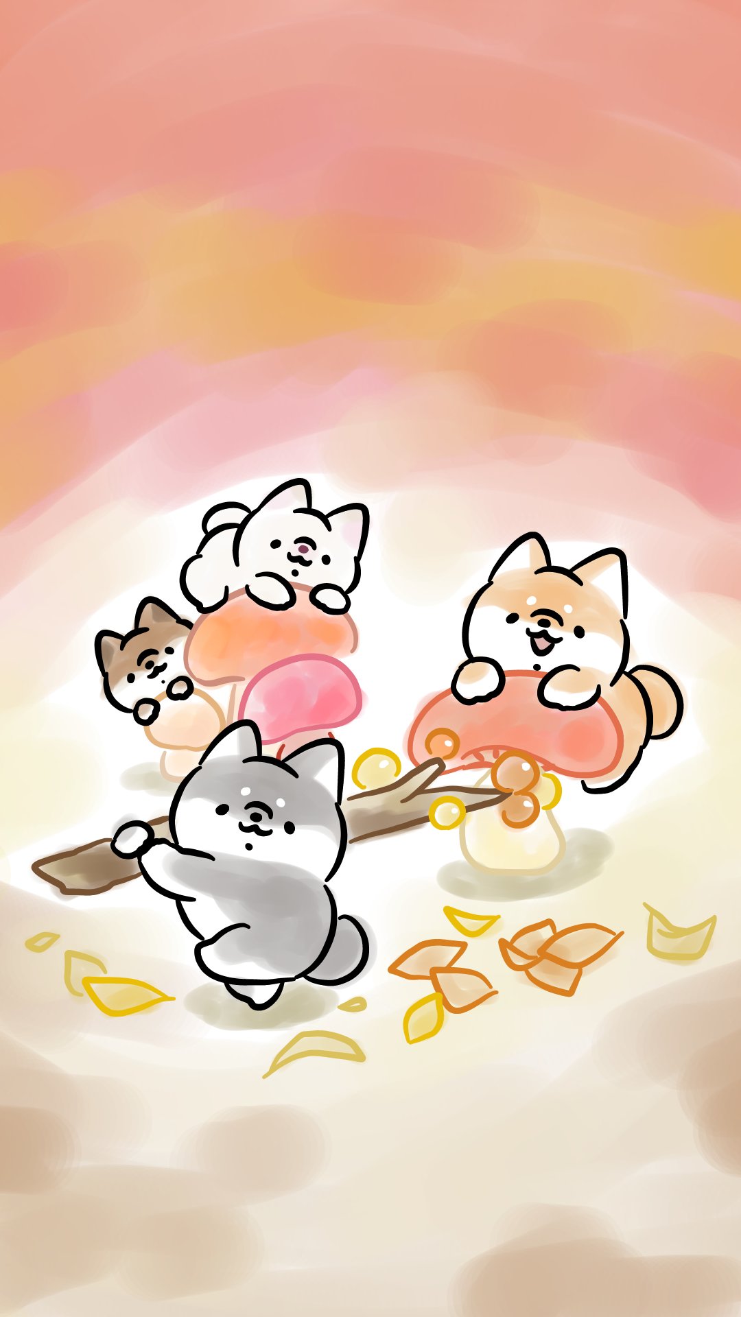 ほんわかしばいぬ １１月の壁紙 カレンダープレゼントです ちなみに今日は犬の日です T Co Ld2tzfegci Twitter