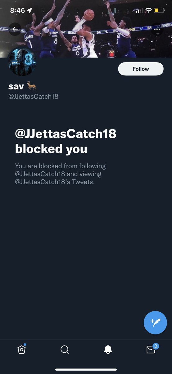 TwinsTMBL's tweet photo. Seems like you’re the upset one you casual. Vikings fans don’t claim people who block people for having different opinions. Get a life weirdo https://t.co/myta5XJ2uL