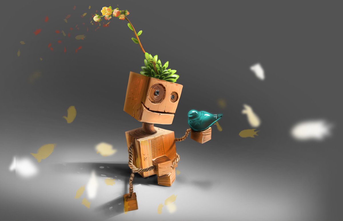 "Wooden robot"
You can be made of wood and look like a robot, but you have a loving heart.
#hicetnunc #hen

3/5
Price : 1 TEZ #XTZ 
objkt:396706

look at
hicetnunc.xyz/objkt/396706

#HEN #hicetnunc #hicetnunc2000 #hicetnunc #NFTs #Tezzard #Tezos #XTZ #tezosnfts 
 #NFTdrop #NFTshill