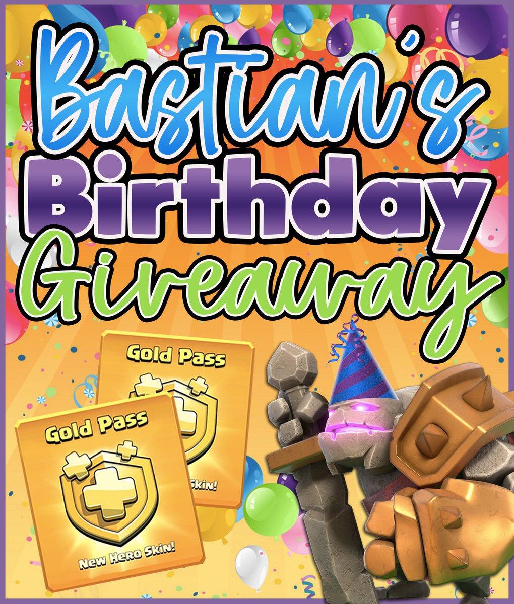 As today is my birthday and I'm feeling generous after crossing 500 followers, I am giving out 2 GOLD PASSES!  
Steps to participate:
♥️ Like this post!
🔄 Retweet this post!
😎 Tag two friends below!
Winners will be announced in 4 days!
Good luck! 🔥🎃

<a href="/Aries__Gaming/">Aries</a> ♥️