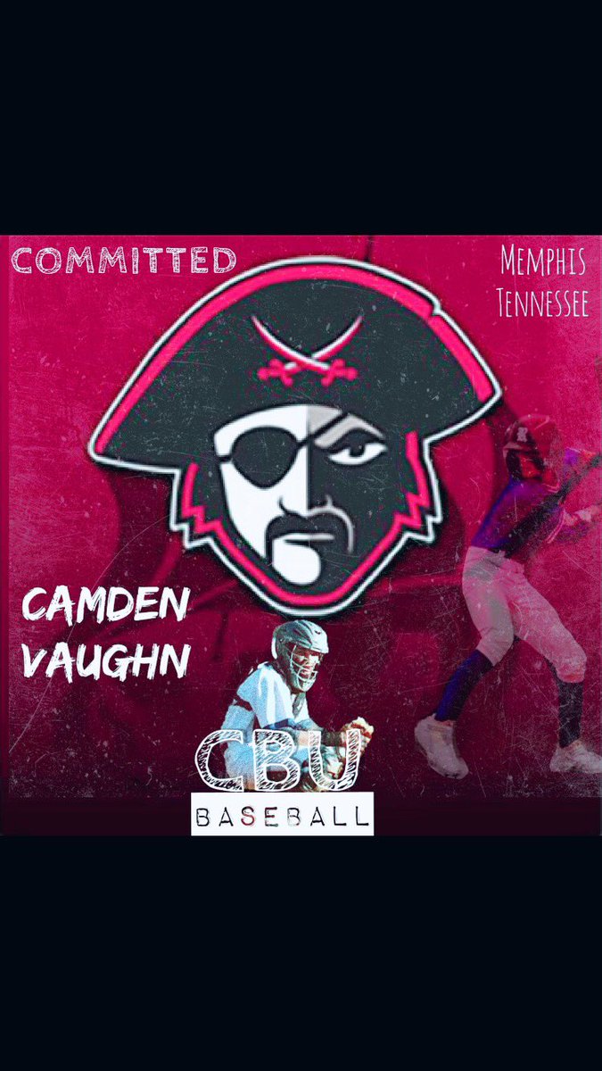 CamdenVaughn2's tweet photo. I’m beyond blessed to have the chance to continue my academic and baseball career for the next four years at Christian Brothers University.I would like to thank my teammates ,family, and coaches that have been with me through this process. That being said Go Bucs!@OHBASEBALLCLUB https://t.co/26Cr9uzDxi