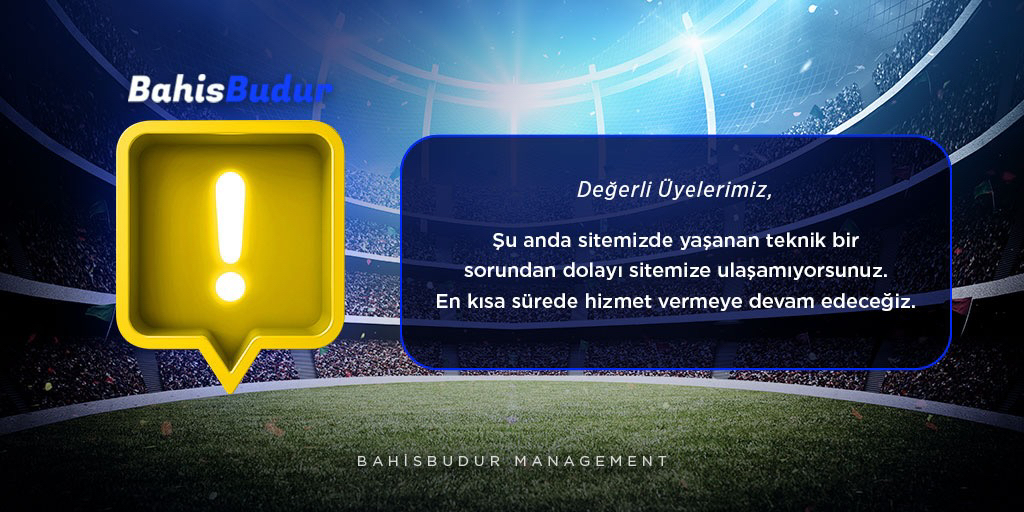 Değerli Üyelerimiz, Sitemizde yaşanan teknik bir sorundan dolayı erişim problemi yaşanmakta, ekibimiz sorunu çözmek için çalışmaktadır. En kısa sürede hizmet vermeye devam edeceğiz. Anlayışınız için teşekkür ederiz.