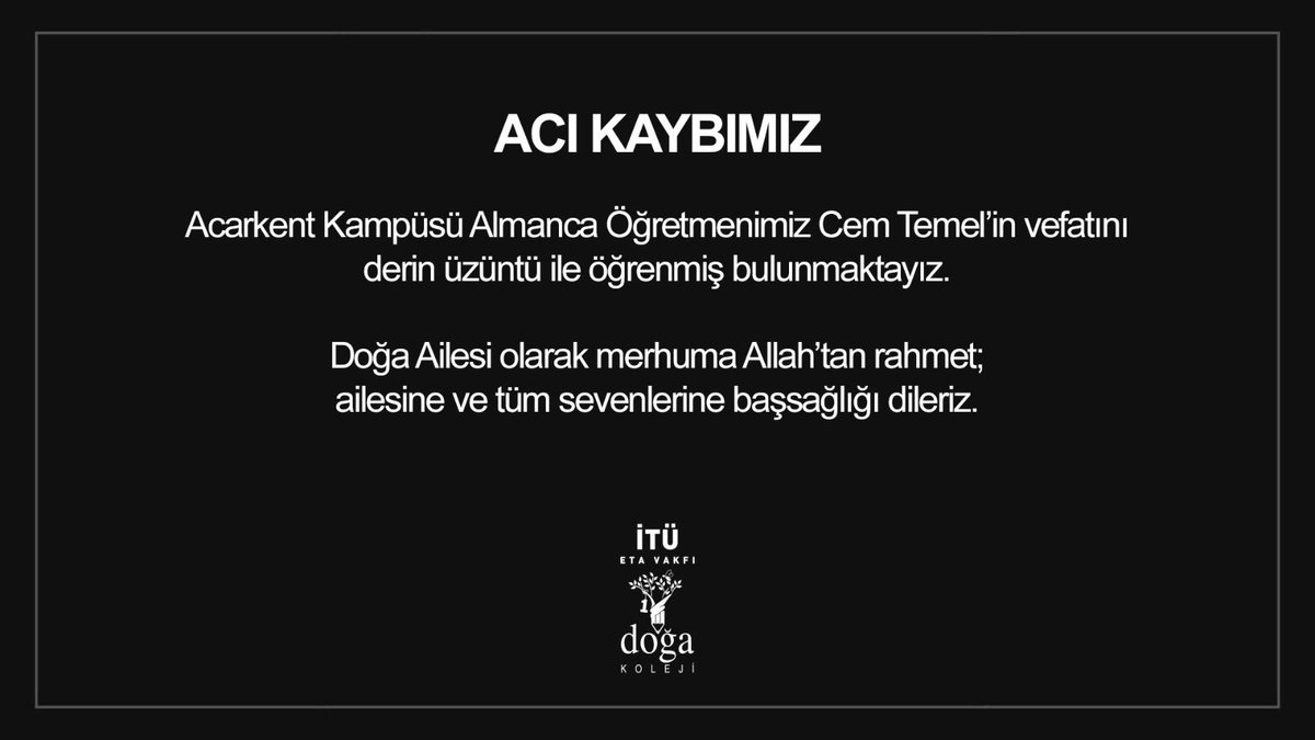 Başımız sağ olsun.