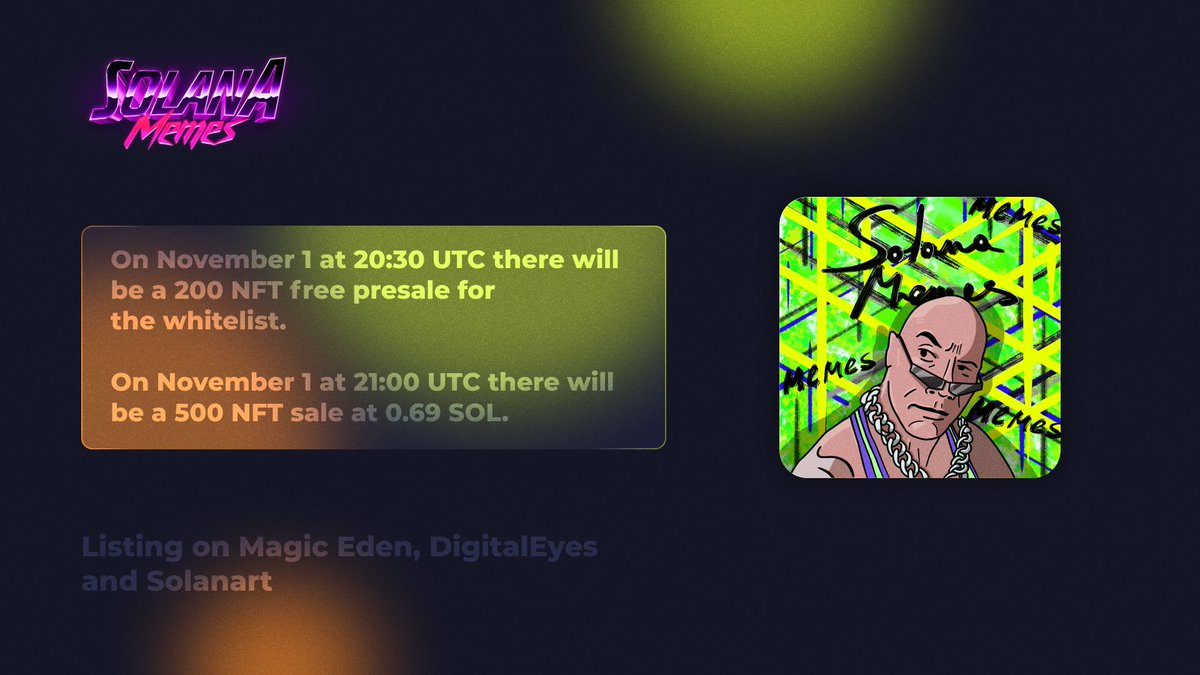 MemesSolana's tweet photo. New time for drop! https://t.co/2U788bYhDt