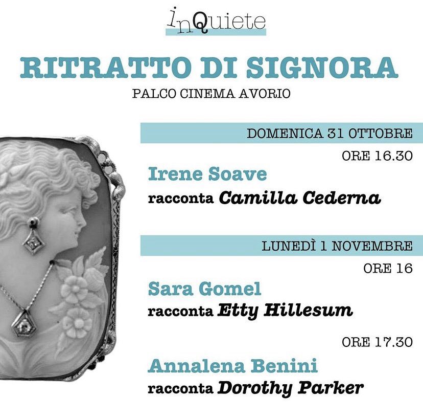 Oggi pomeriggio, Sara Gomel, autrice di “Parole mie con voce tua. Etty Hillesum e l’esperienza del raccontarsi” ci racconta #EttyHillesum a <a href="/inQuieteFest/">inQuiete</a>