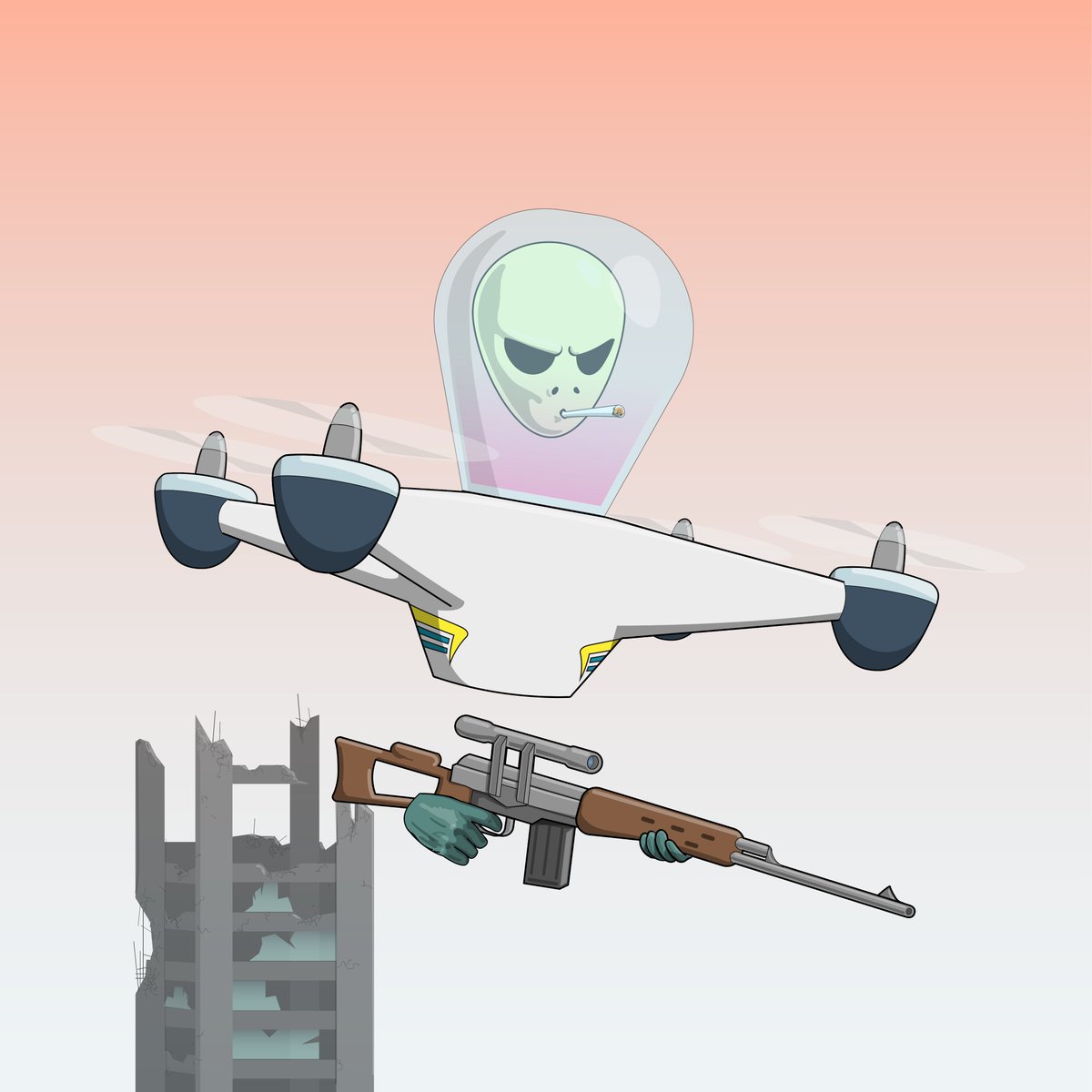 Benscryptos's tweet photo. Exciting new project from the guys over @BattleDronesNFT Cant wait to use these in the battle royal game they have planned!!! Aotearoa https://t.co/E5xup2VWom