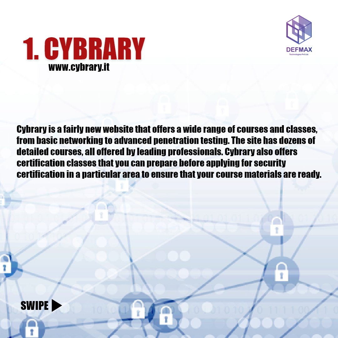 defmax_io's tweet photo. Are you an enthusiast who is looking to learn ethical hacking for zero bucks?

Check this thread to discover the available resources over the internet. https://t.co/AhCpZCzTty