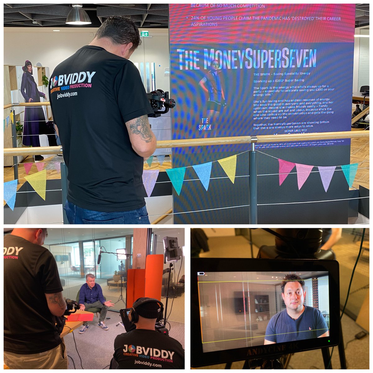 JonathanFoyne's tweet photo. Fantastic to see our video crews out filming with the Moneysupermarket Group at their HQ's in Manchester and London...

Super excited to be working so closely with their TA team on a series of vids that will help them attract and engage more top tech talent! https://t.co/xDvvNBFby8