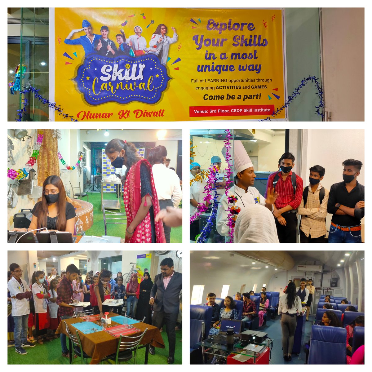 cedpskillrebel's tweet photo. #Skill Carnival fascinated many ambitious students aspiring to make themselves #skillful for future jobs. Catch a glimpse!

Did you miss it? Skill Carnival - 2 will be coming soon! Stay tuned to this space! https://t.co/Gc5eMO5QDT