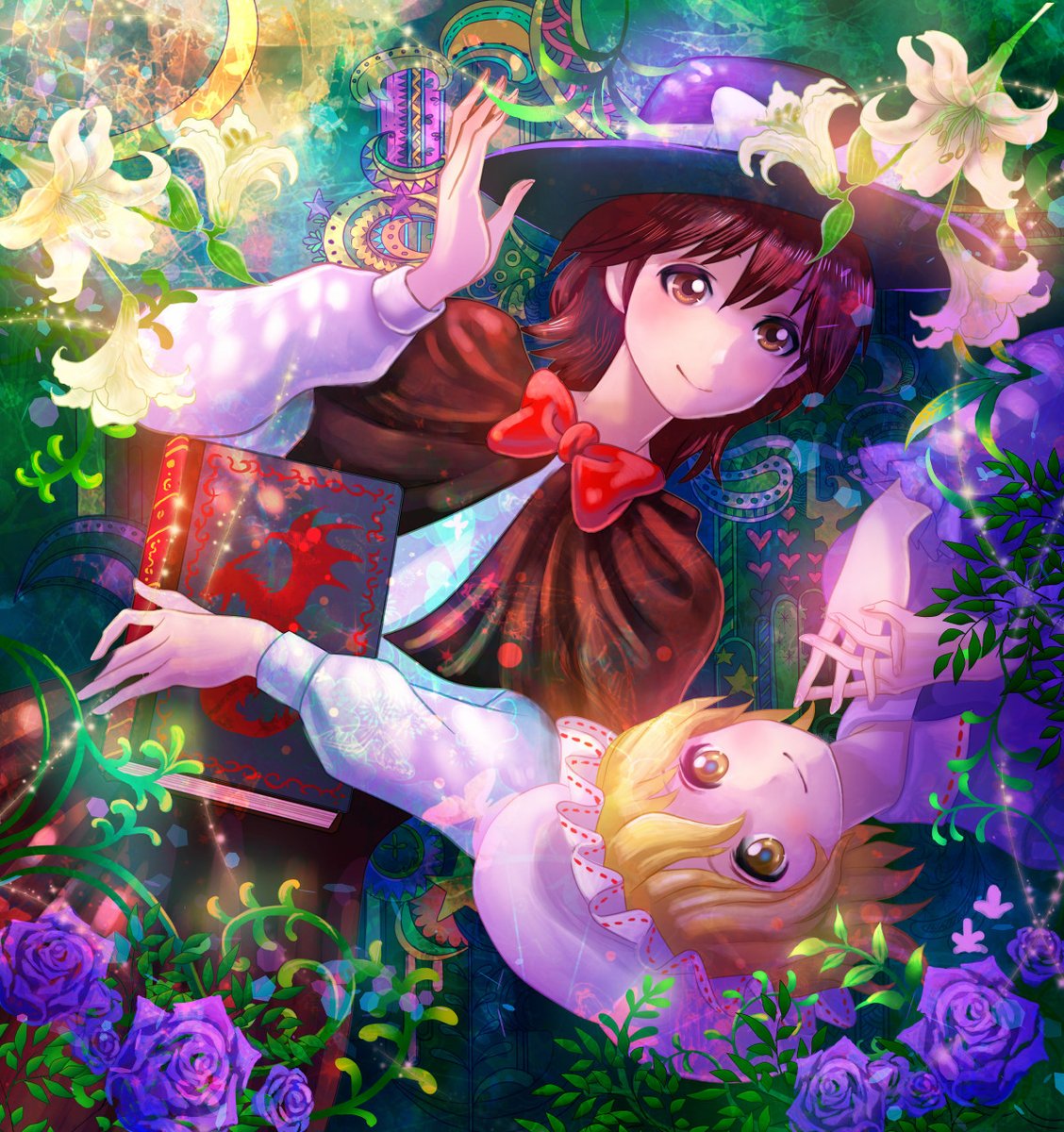 hirousuda's tweet photo. 『AdamKadmon』（東方project・音楽同人）ジャケットイラスト担当　#AdamKadmon 🌹 https://t.co/BmLrTpd2SM