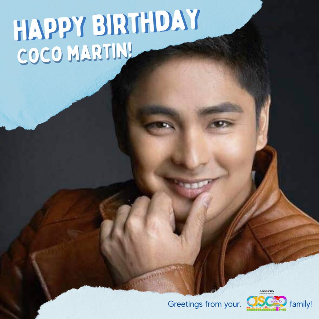 Happy happy birthday sa aking first love. coco martin. hehehe.  . always take care of yourself. 