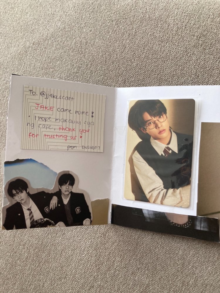 jj4kescart's tweet photo. ᰔ #ENSHOP_PROOFS
{110121}
i finally got my border:hakanai jake standard pc !! i’m so happy with this ^^ thank you for the safe and smooth transaction !! more budols soon :D
@ENSHOP7 https://t.co/0qIybaQowh