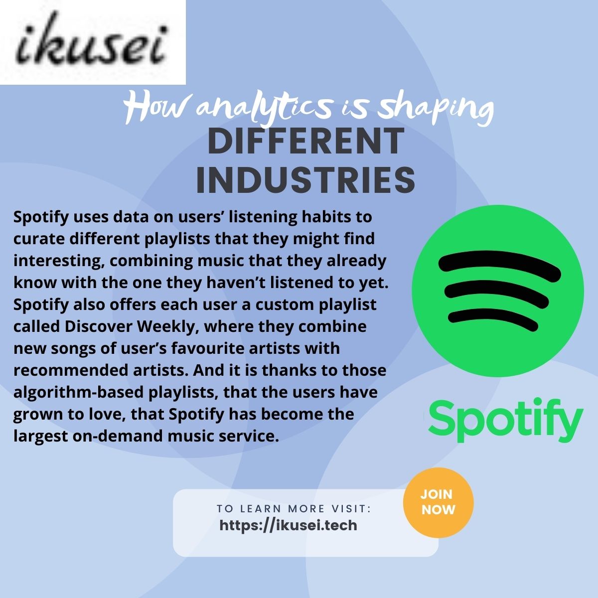 IkuseiHQ's tweet photo. #ikusei #upskilling #growthmindset #learnfromthebest #R #python #tableau #sql #pm #agile #datascience #analytics #mentorship #visualization #productmanagement #careeradvancement #jobsinfo #careerbuilding #cohortbasedcourse #elearningplatform https://t.co/WEbpJ2phWz
