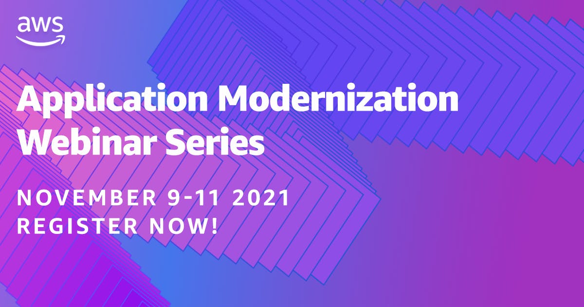 stanhc's tweet photo. Build and operate modern applications at scale across your organization. 

This event will enable you to balance managing technology and building new features. Register today! https://t.co/bTqz2S48zj https://t.co/7xMlVpkjWZ