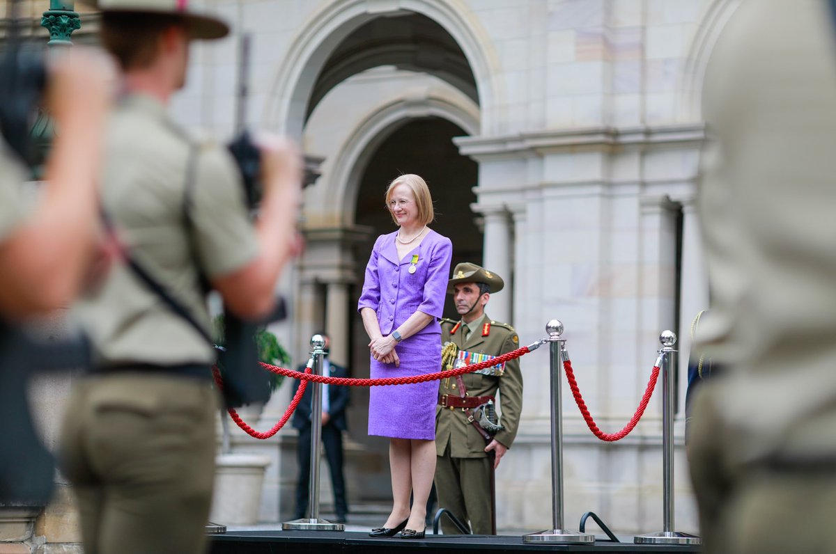 a_palaszczuk's tweet photo. Congratulations to Her Excellency Dr Jeannette Young PSM 👏 @QldGovernor https://t.co/TePLibPnur