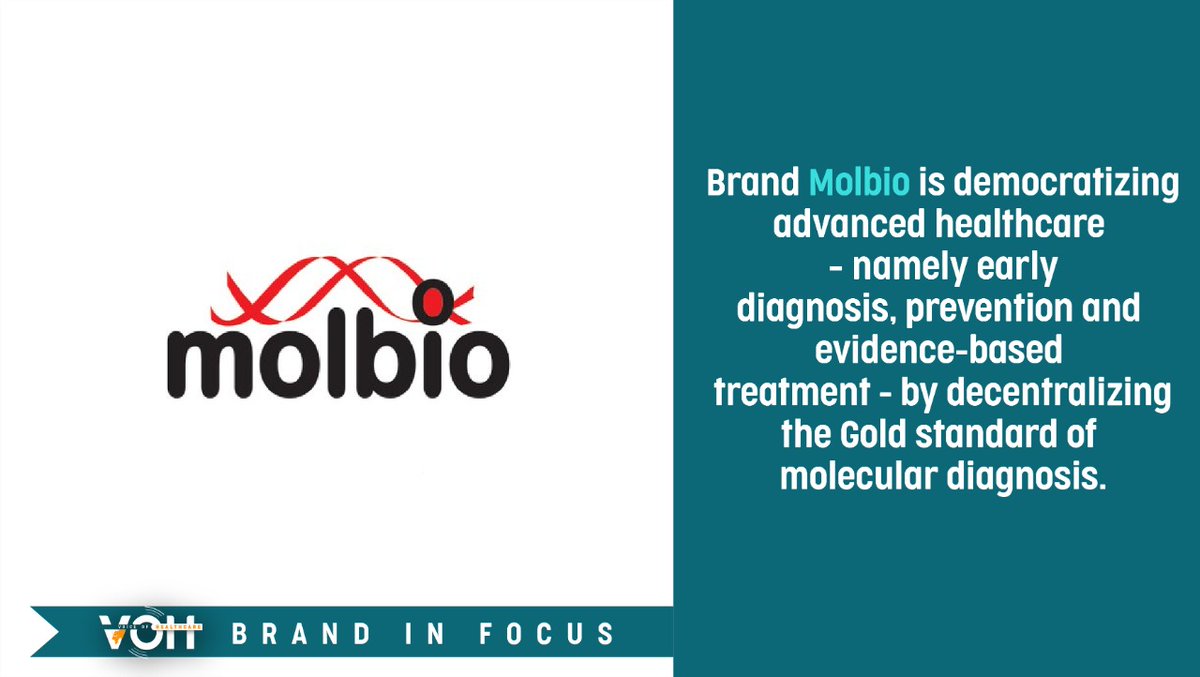 vohglobal's tweet photo. #BRANDINFOCUS | Innovation-driven In-Vitro Diagnostics (IVD) leader Molbio Diagnostics is democratizing advanced healthcare – namely early diagnosis, prevention and evidence-based treatment - by decentralizing the Gold standard of molecular diagnosis. https://t.co/AA3HeOEmNh