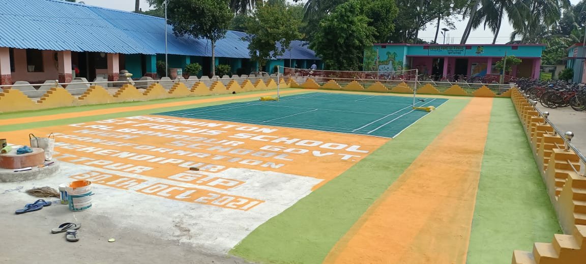 dmkendrapara's tweet photo. As part of Rural Sports court project, one Acrylic Synthetic Badminton court came up in Bharatpur GP of Kendrapara block.
More sports court will come up in coming months.
@CMO_Odisha @sports_odisha https://t.co/sQ71WrvIvj