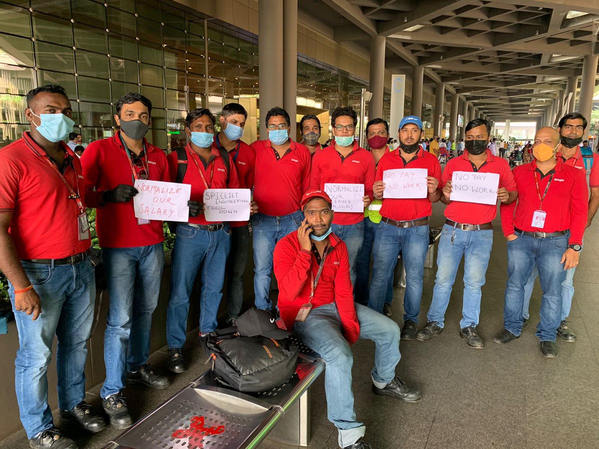 AME7373's tweet image. SPICEJET ENGINEERING STAFF STRIKE PAN INDIA OVER SALARY ISSUE. #engineeringstrike @flyspicejet @spicejet @PMOIndia @JM_Scindia @shukla_tarun @abplivenews @ZeeNews @CNBC @ndtv  #spicejet_strike