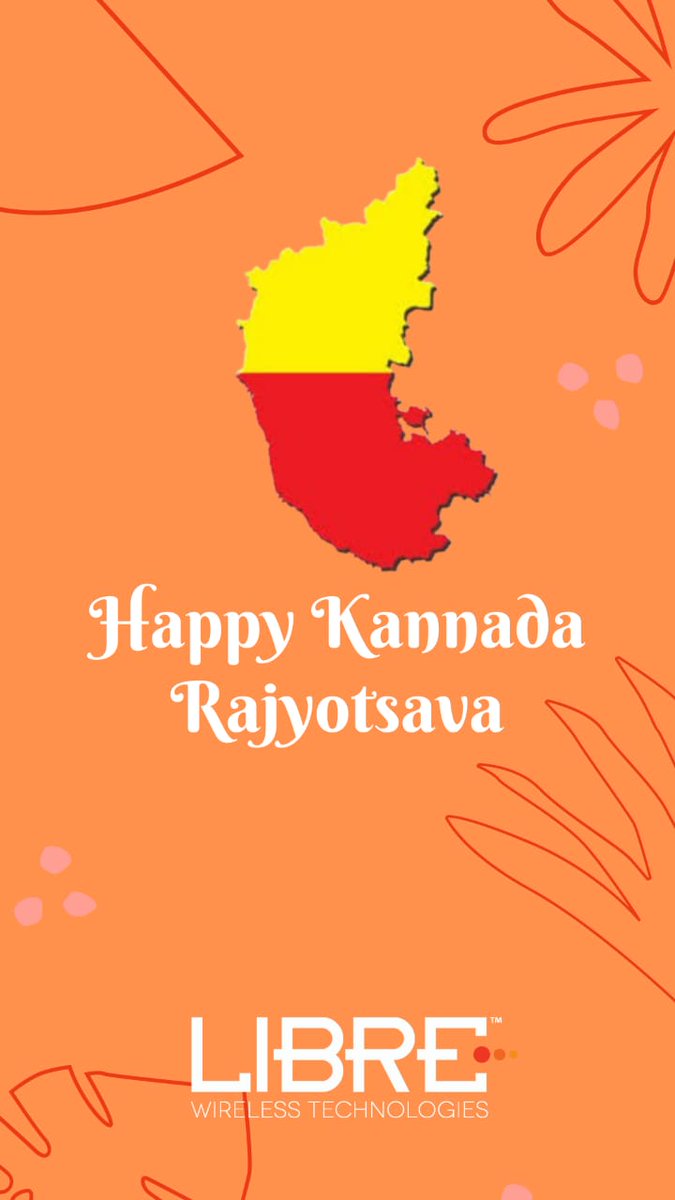 LibreWireless's tweet photo. Let us celebrate this day with the true spirit of togetherness. Happy Karnataka Rajyotsava 2021 to all!
#LIBRE #karnataka #kannada #kannadarajyostava #karnatakarajyotsava #monday #SoftwareEngineering #development #voice #IoT #India https://t.co/397xDnqeN5