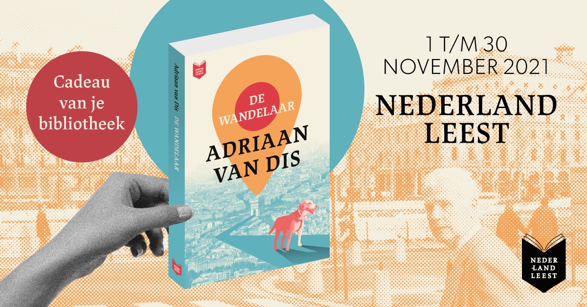 BiebLekIJssel's tweet photo. Één boek, duizend gesprekken. Kom in november naar de #Bibliotheek. Beleef #NederlandLeest! Ben je lid of heb je een bezoekerspas? Dan krijg je De wandelaar van Adriaan van Dis van ons cadeau. #ijsselstein #vianen #leerdam #ameide #lexmond #meerkerk #houten https://t.co/BIqUzFNCK3