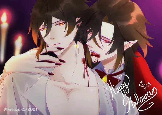 Happy Halloween~🎃
#Rezhong #GenshinImpact 