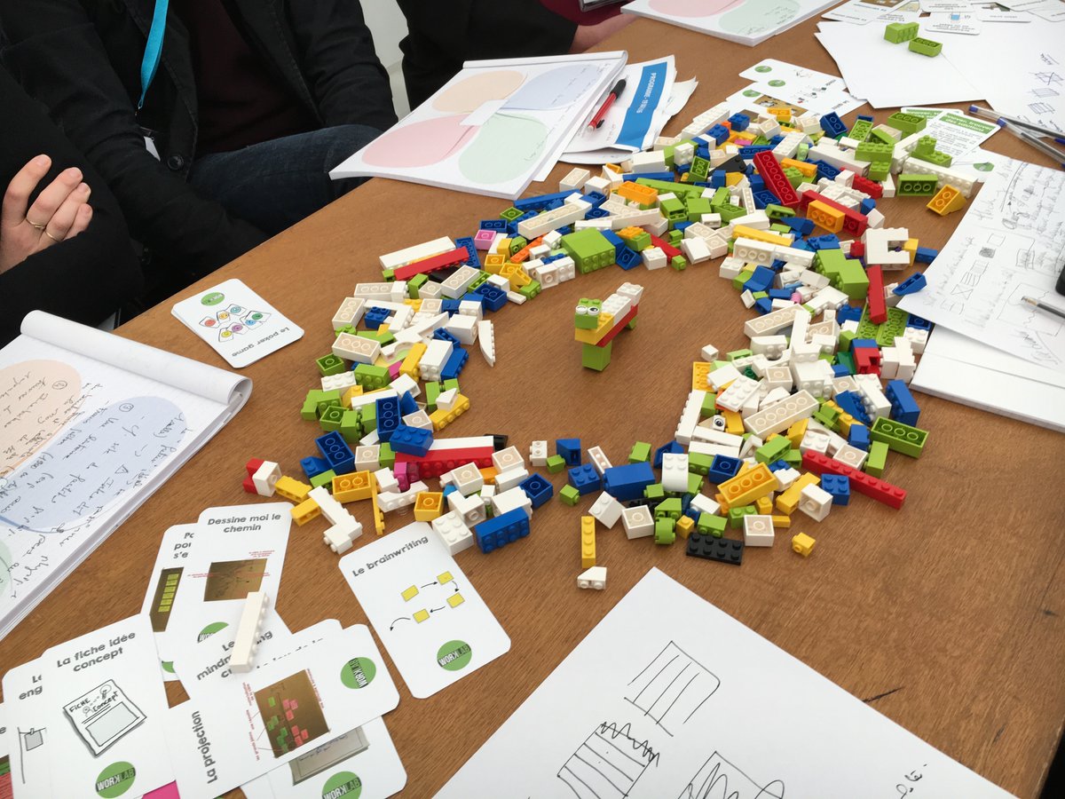 leworklab's tweet photo. Légo créa, un icebreaker made in Worklab qui permet de démarrer une atelier créatif e favorisant le rebond d'idées. https://t.co/6K5YmJSwx8